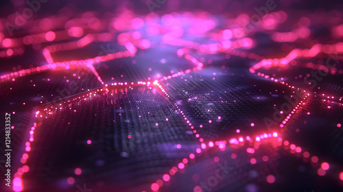 Abstract 3D Background Glow...