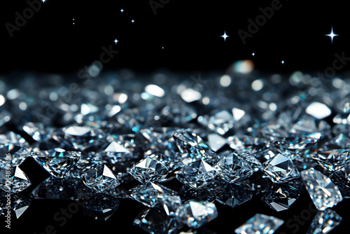 Sparkling Diamonds Scattere...
