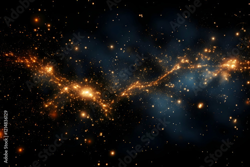 Cosmic Dust Clouds Illumina...