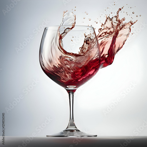 Red Wine Splashes Dynamical...