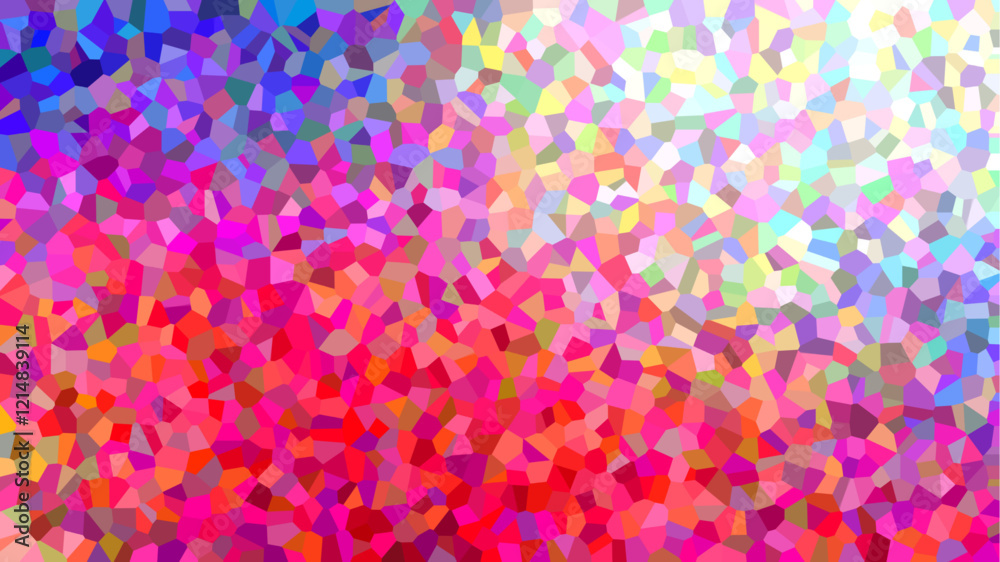 Obraz premium Multicolor abstract modern mesh crystal texture.