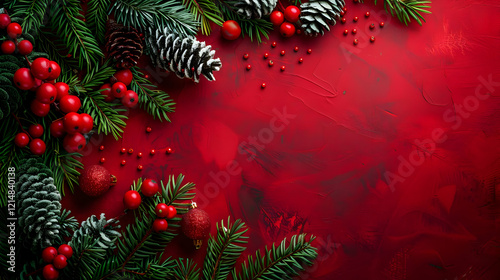 Christmas background featur...