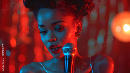 Singer Performs Passionatel...