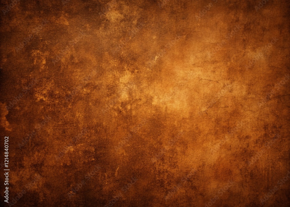 Obraz premium Dark Brown Grunge Texture Background: Vintage Coffee Design with Copy Space