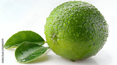 Fresh Lime with Water Dropl...