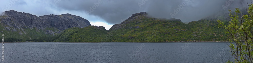 Landscape at the lake Storvatnet on Lofoten in Nordland county, Norway, Europe
Landscape at the lake Storvatnet on Lofoten in Nordland county, Norway, Europe