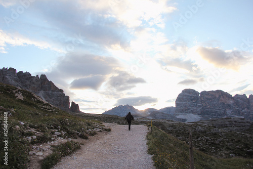 Tre came di Lavaredo in the Dolomite mountains , Italy