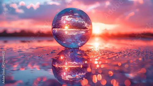 Crystal Ball Reflects Vibra...