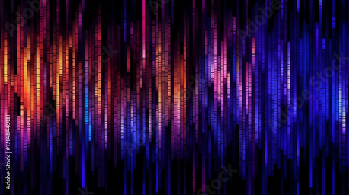 Colorful Mosaic Vertical Ba...