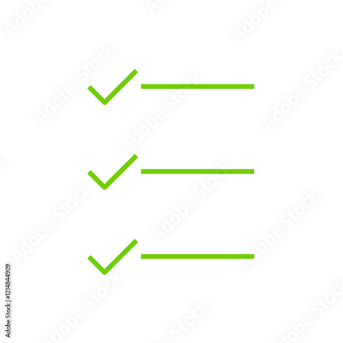  green checklist element