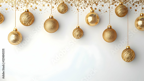 Golden Christmas Ornaments ...