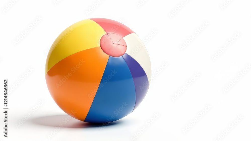 Colorful Inflatable Beach Ball - Bright Summer Fun Colorful Inflatable Beach Ball - Bright Summer Fun