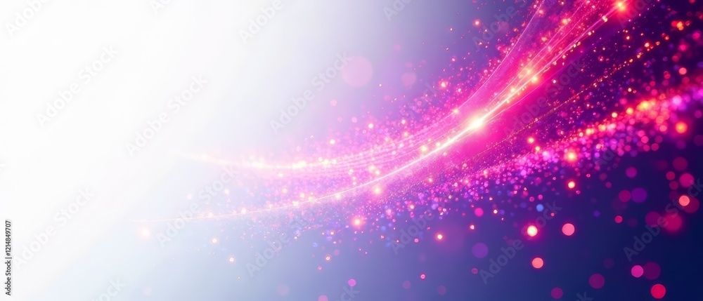 Obraz premium Dynamic Fiber Optic Light Patterns