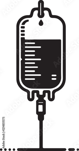 Infuse icon iv bag icon