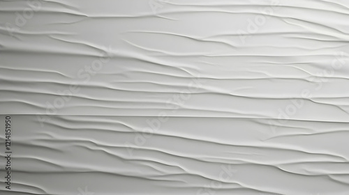 White crumpled paper textur...