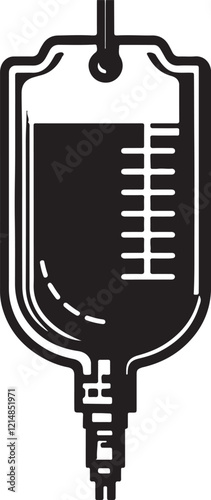 Infuse icon iv bag icon