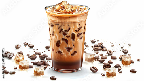 Iced Coffee Drink with Coff...