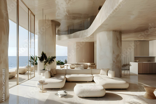 Modern Minimalist Living Ro...