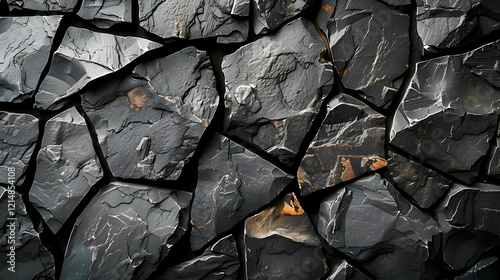 Dark Gray Rock Formation Cr...