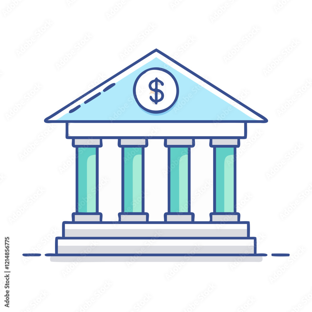 bank icon, bank vector illustration-simple illustration of bank, perfect for bank logos and icons bank icon, bank vector illustration-simple illustration of bank, perfect for bank logos and icons