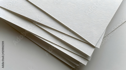 Stack of Blank White Paper ...