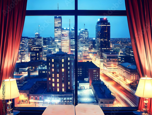 Cityscape View from Luxurio...
