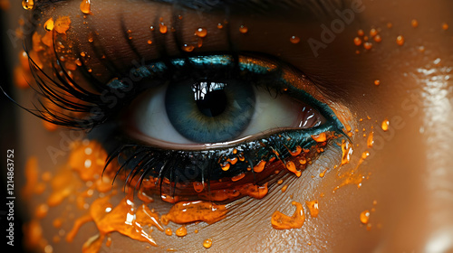Close-up Photo Captures Eye...