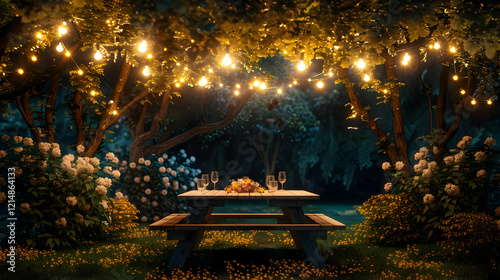 Enchanting Garden Dinner Se...