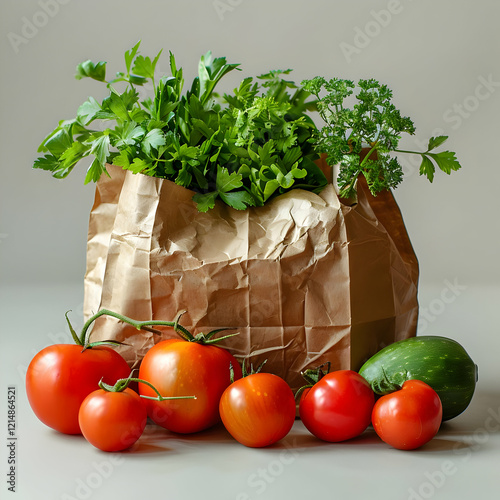 Fresh Produce Spills from a...