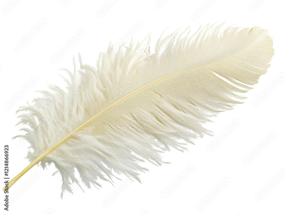 Fototapeta premium Isolated Ostrich Feather