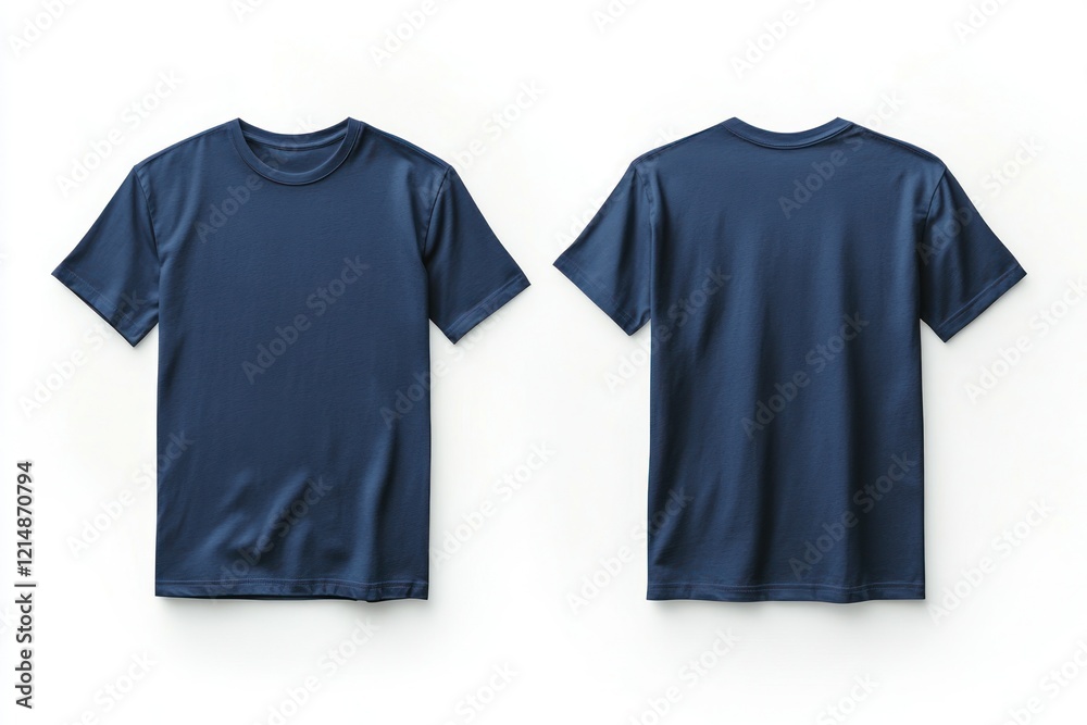Dark Blue Plain Shirt Mockup for Design Display Dark Blue Plain Shirt Mockup for Design Display