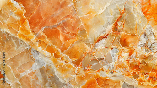 Orange and White Stone Text...
