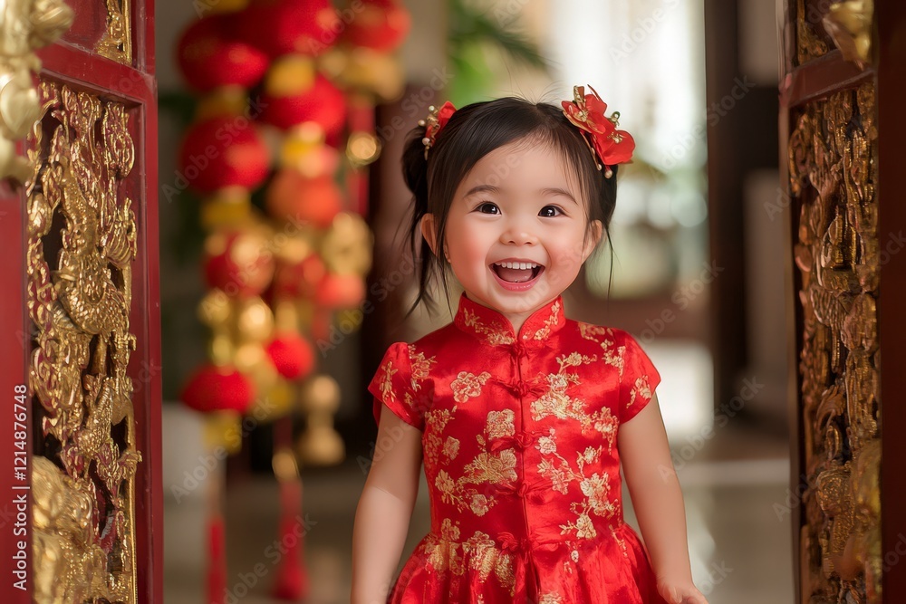 Joyful Family Celebration in Red Joyful Family Celebration in Red
