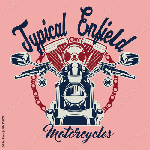 "Bold motorcycle t-shirt featuring a sleek bike graphic, perfect for riders and enthusiasts. Made of soft, breathable cotton with a classic fit. It's for showing off your passion on and off the road.