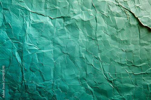 Wallpaper Mural Close-Up of Cracked and Weathered Green Paint Surface Creates a Textured Abstract Background Torontodigital.ca