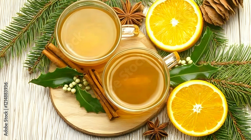Two Cups of Warm Herbal Tea...