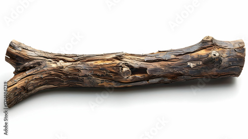 Dry Tree Branch Lies Isolat...