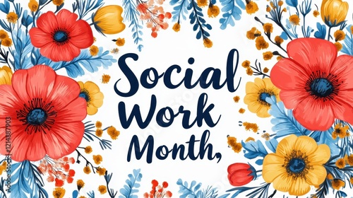 Creative Floral Design for Social Work Month