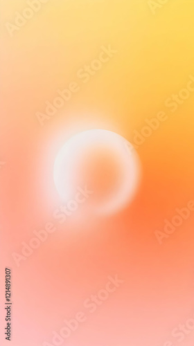 Abstract Blurred Orange and...