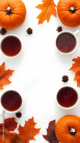 Autumn Flat Lay Composition...