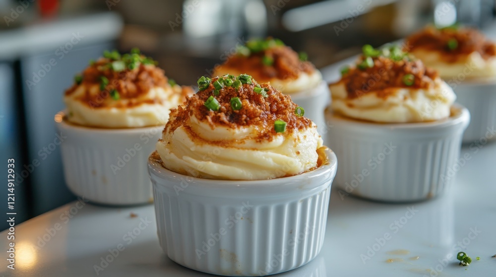 Delicious Savory Cupcakes with Creamy Mashed Potato Topping Delicious Savory Cupcakes with Creamy Mashed Potato Topping