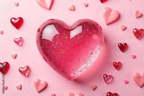 Concept of love and affection, as the heart