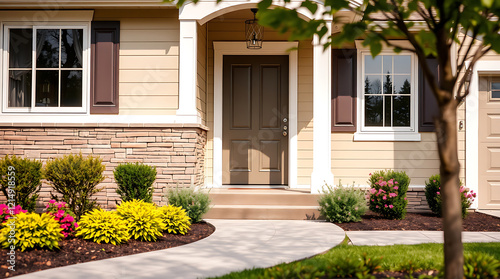 Wallpaper Mural Dream Home Exterior: Stunning Curb Appeal with Landscaping and Architectural Details Torontodigital.ca