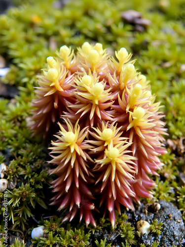 Lycopodium clavatum with sporophylls photo