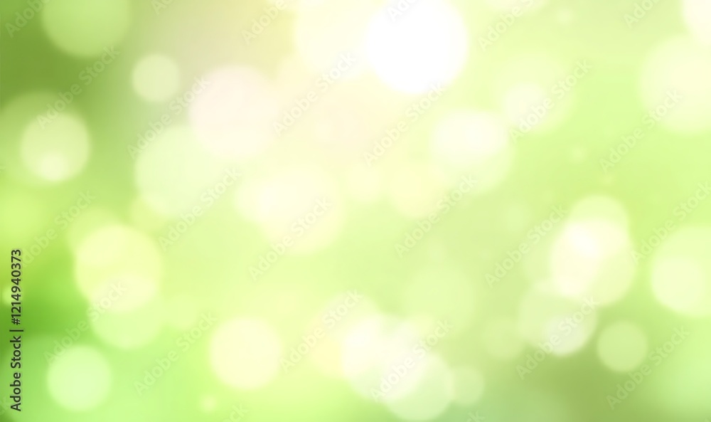 Fototapeta premium green bokeh abstract background