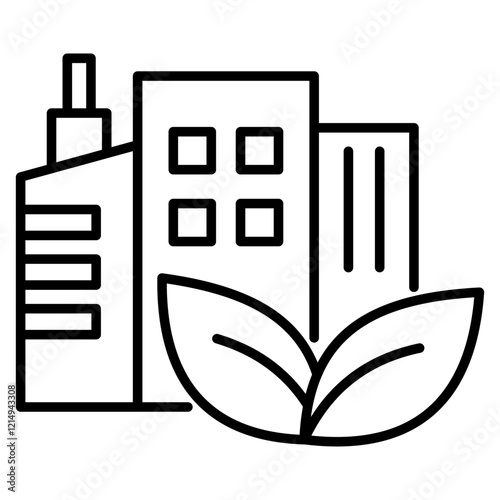 Green building icon