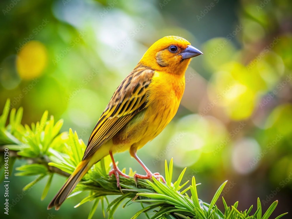 Forest Canary in Kirstenbosch Botanical Garden, Cape Town, South Africa Forest Canary in Kirstenbosch Botanical Garden, Cape Town, South Africa