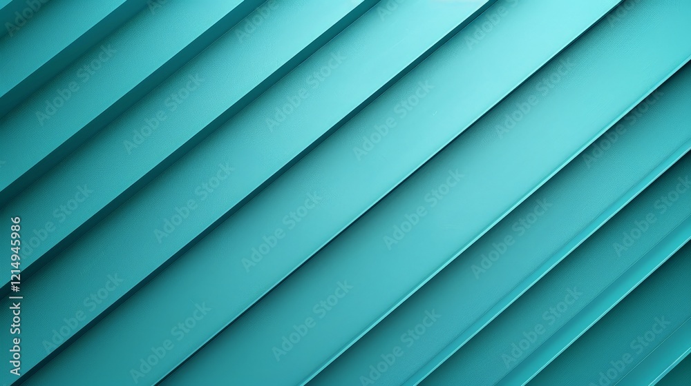 Fototapeta premium Abstract Teal Diagonal Lines Background