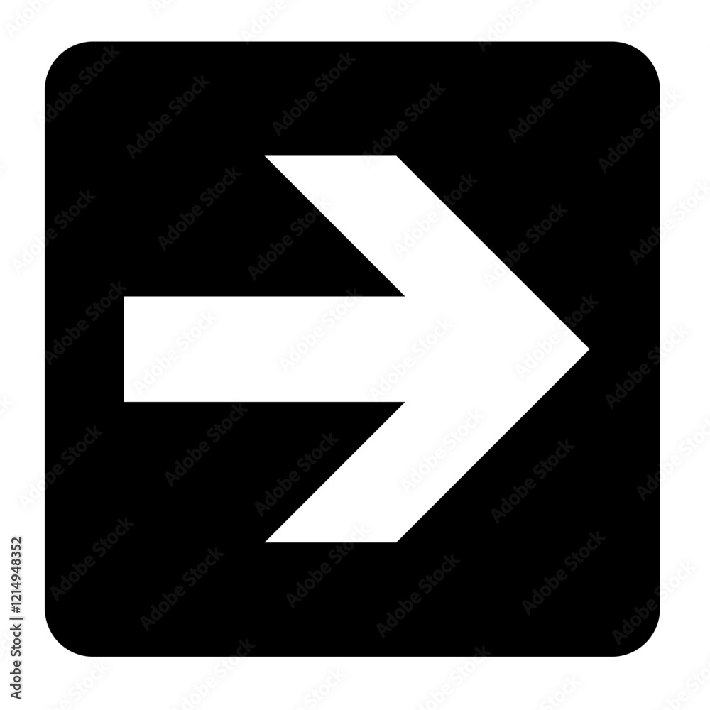 right arrow sign symbol isolated on black background. vector ilustration. right arrow sign symbol isolated on black background. vector ilustration.