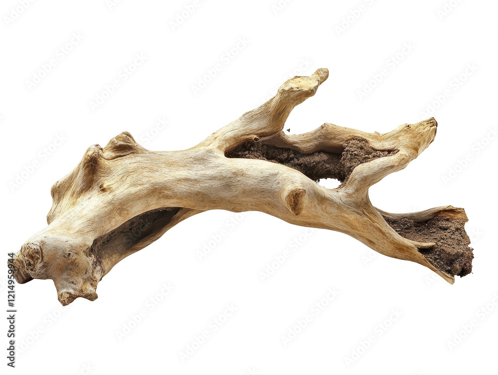 Isolated Driftwood Branch Isolated Driftwood Branch